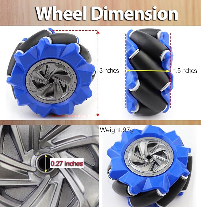 4WD Mecanum Wheel Smart Car Robot Chassis - Cokoino
