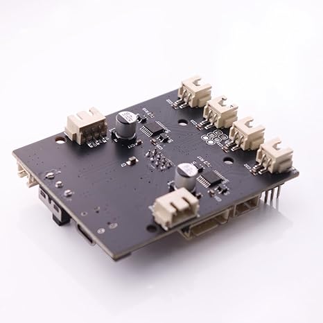 4WD Robot Control Board for Arduino UNO R3 with Buzzer, IR Infrared Receiver and DRV8833 Motor Driver
