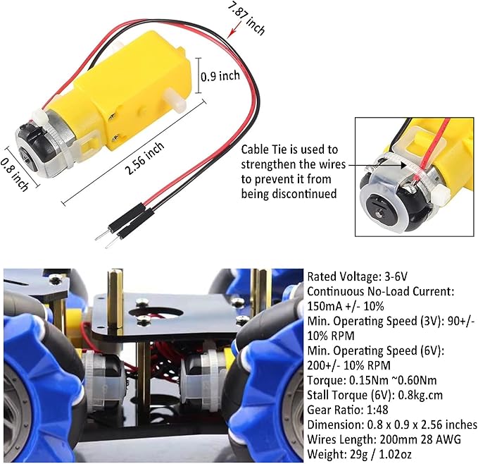 4WD Mecanum Wheel Smart Car Robot Chassis - Cokoino