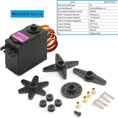 Robot Claw with Metal Servo for Arduino/Raspberry Pi/Microbit DIY - Cokoino