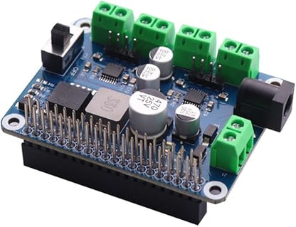 4WD Robot HAT Shield for Raspberry Pi 4B/3B/3B+/3A+/2B/1B+/1A+/Pi Zero/Pi Zero W - Cokoino