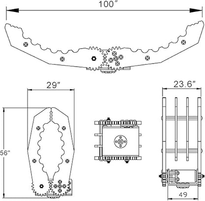 Robot Claw with Metal Servo for Arduino/Raspberry Pi/Microbit DIY - Cokoino