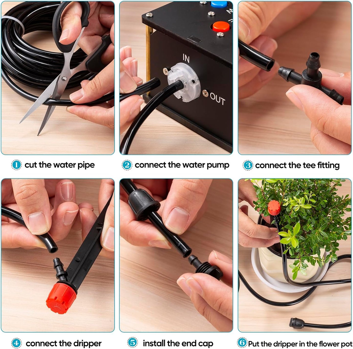 Plant Watering System with Timer Alarm & Multiple Sensors, STEM Learning DIY Electronics Project Kit - Cokoino