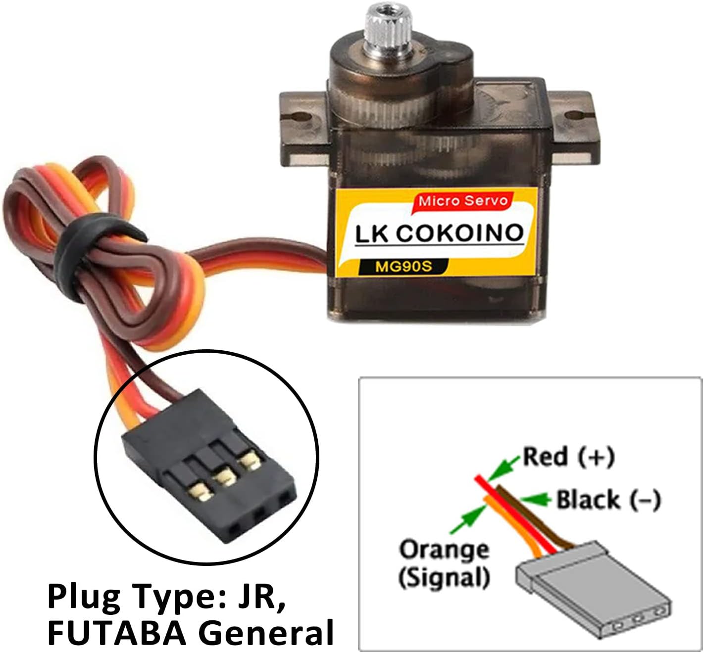 Rear-Wheel Drive Robot Car Chassis Kit with Servo, TT Motors, Wheels and Case for Arduino UNO R3/UNO R4/Leonardo and Raspberry Pi 5/4B/3B+/3B/ 2B/ 1B+